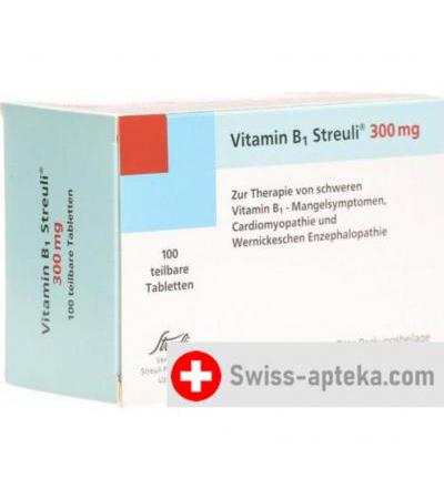 Витамин B1 Штройли 300 мг 100 таблеток