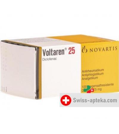 Вольтарен 25 мг 100 драже