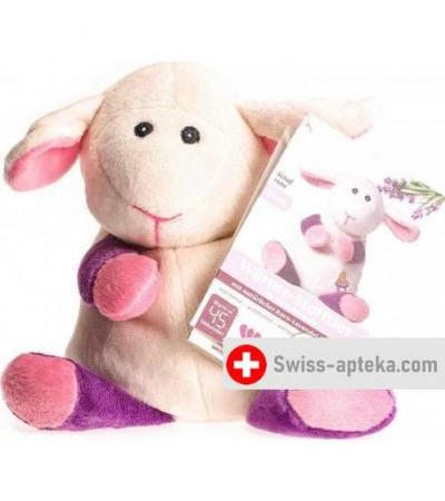 Warmies Pure Warme-Stofftier Schaf Rosa Lila
