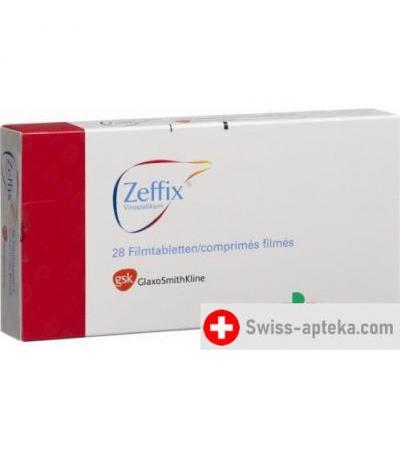 Зеффикс 100 мг 28 таблеток покрытых оболочкой