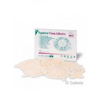 3M TEGADERM FOAM Schaumkompr 10x11cm ov adh 5 Stk
