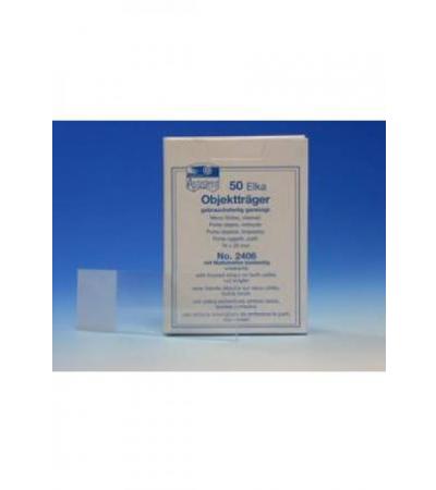 ASSISTENT Objektträger Elka Mattstreif CE 50 Stk