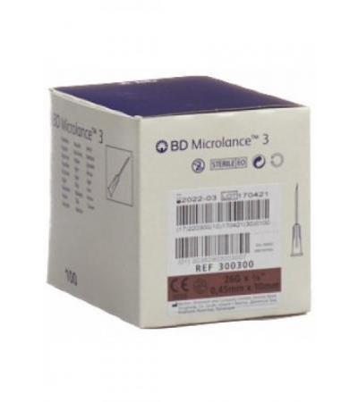 BD MICROLANCE 3 Inj Kanüle 0.45x10mm braun 100 Stk