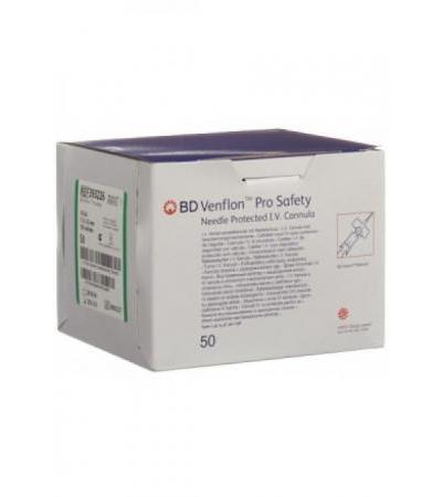 BD VENFLON Pro Safety 18G 1.3x32mm grün 50 Stk