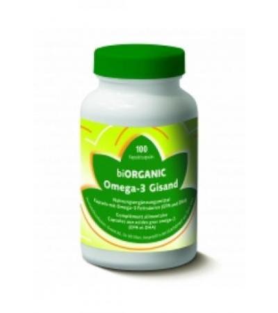 BIORGANIC Omega-3 Gisand Kaps Ds 100 Stk