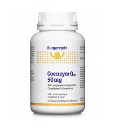 BURGERSTEIN Coenzym Q10 Lutschtabl 50 mg 100 Stk