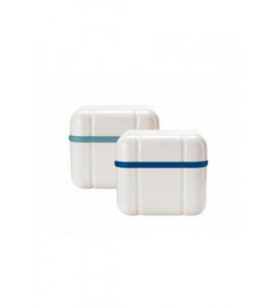 CURAPROX BDC 110 Prothesen Reinigungsbehälter blau