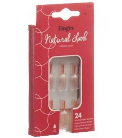 FINGRS Kunstfingernägel Set Natural Look Rose