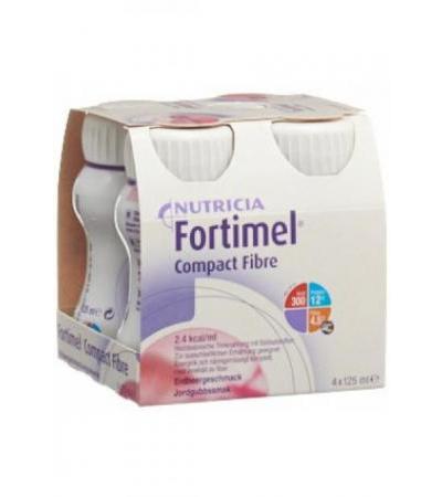 FORTIMEL Compact Fibre Erdbeer 4 Fl 125 ml