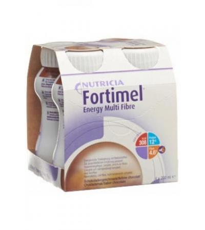 FORTIMEL Energy Multi Fibre Schokolade 4 Fl 200 ml