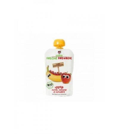 FRECHE FREUNDE Quetschmus Apfel Banane&Himbe 100 g