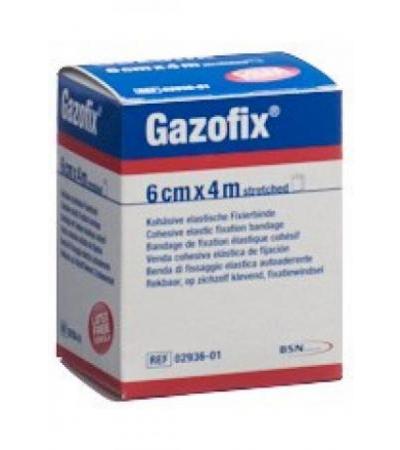 GAZOFIX kohä Fixierbinde 6cmx4m hautf latexfrei