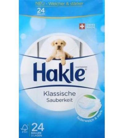 HAKLE Klassische Sauberkeit weiss FSC 24 Stk