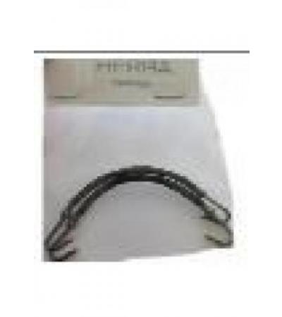 HERBA Hackengummi 13.5cm schwarz 2 Stk