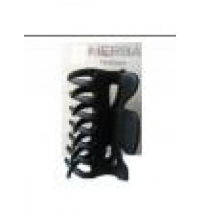 HERBA Klammer 6.4cm schwarz