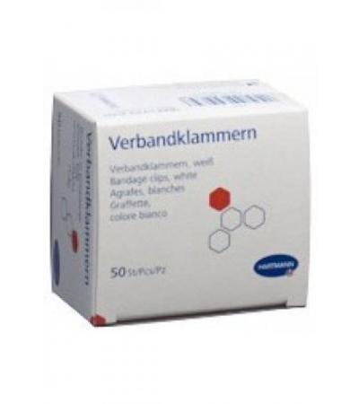 IVF Verbandklammern latexfrei weiss 50 Stk