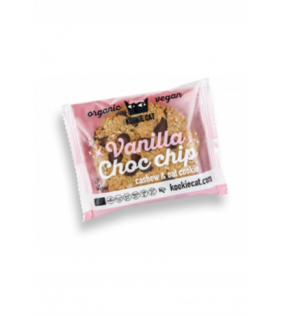 KOOKIE CAT Vanilla Choc chip cookie 12 x 50 g