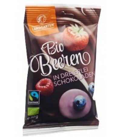 LANDGARTEN Schoko-Beeren-Mix Bio Fairtrade 50 g