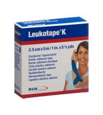 LEUKOTAPE K Pflasterbinde 5mx2.5cm blau