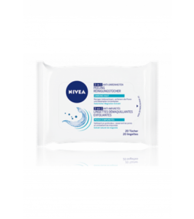 NIVEA Anti-Unrein Peeling Reinigungstücher 20 Stk