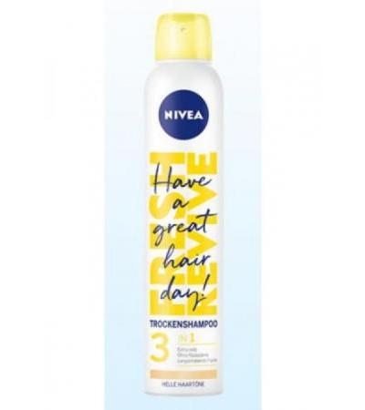 NIVEA Trockenshampoo blonde helle Haartöne 200 ml