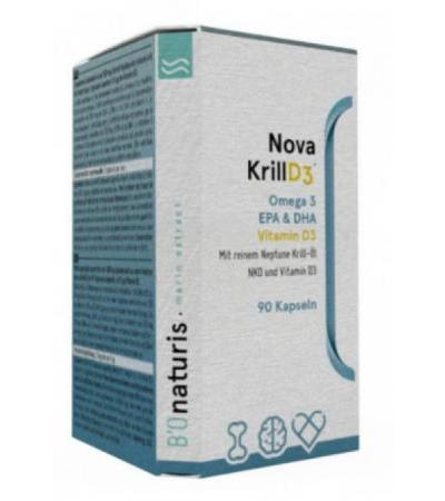 NOVAKRILL NKO D3 Krillöl+Vit D Kaps 90 Stk