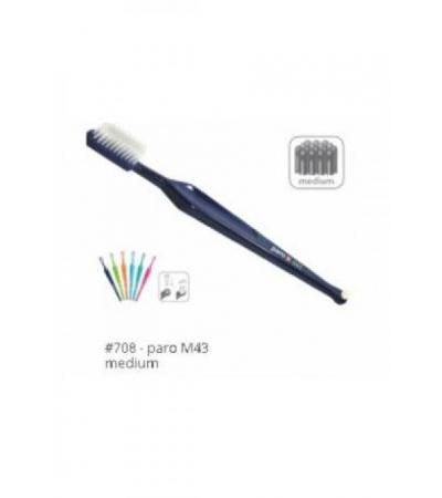 PARO Zahnbürste M43 medium 4-reihig mit Interspace