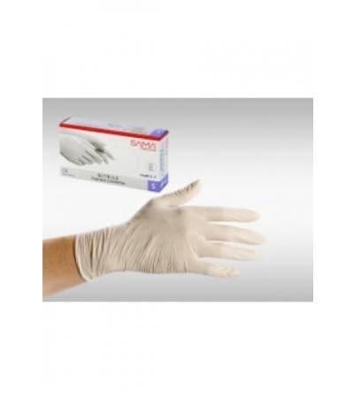 SAMA PROTEC Handsch M Nitril ungep weiss 100 Stk