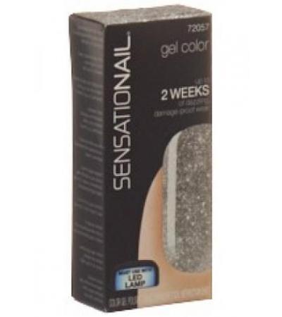 SENSATIONAIL Gel Polish silver glitter