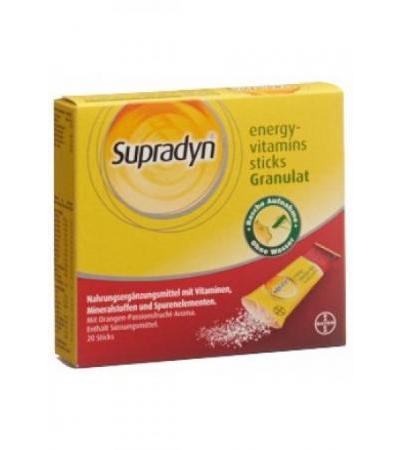 SUPRADYN energy-vitamins sticks Gran 20 Stk