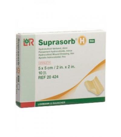 SUPRASORB H DÜNN Hydrokolloid Verba 5x5cm 10 Stk