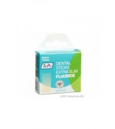 TEPE Zahnstocher Fluor grün Birke ex fein 160 Stk