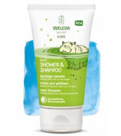 WELEDA KIDS 2in1 Shower&Shampoo Sprit Limet 150 ml