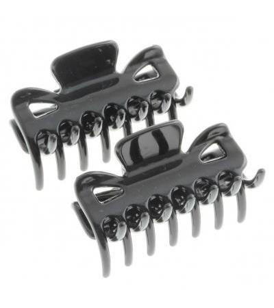 DailyGO - Klemme schwarz Kunststoff 3 cm