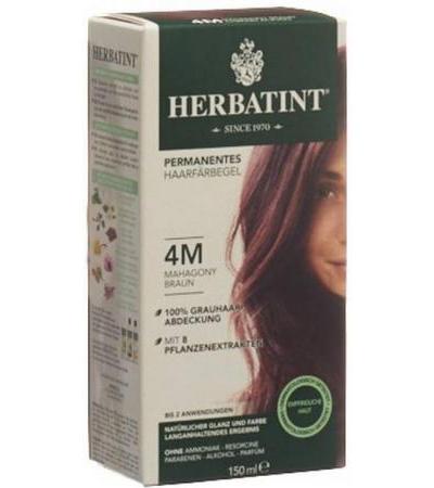 HERBATINT HAARFÄRBEGEL 4M MAHAGONI-KASTANIENBRAUN 150 ML