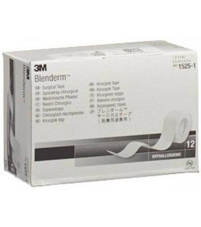 3M BLENDERM HEFTPFLASTER 25MMX4.57M OKKLUSIV 12 STK