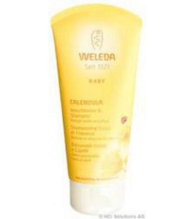 WELEDA BABY CALENDULA WASCHLOTION & SHAMPOO, 200ML