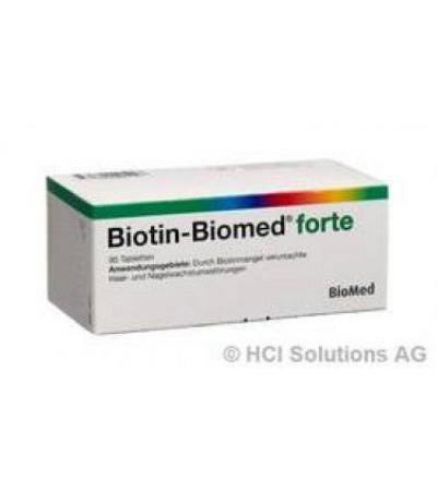 BIOTIN BIOMED FORTE TABL 5 MG 90 STK