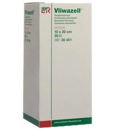 VLIWAZELL SAUGKOMPRESSE 10X20CM STERIL 30 STK