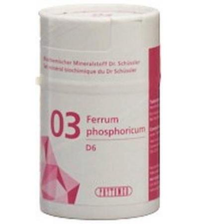PHYTOMED SCHÜSSLER NR3 FERR PHOS TABL D 6 100 G