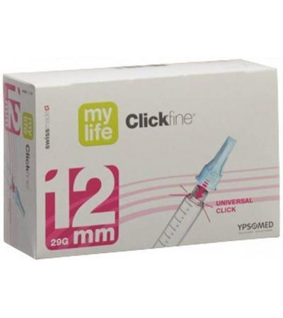 MYLIFE CLICKFINE PEN NADELN 12MM (29G), 100 STÜCK