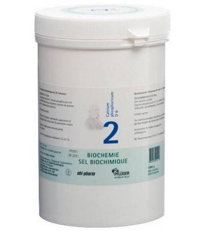 PFLÜGER SCHÜSSLER NR 2 CALCIUM PHOSPHORICUM TABL D 6 1000 G