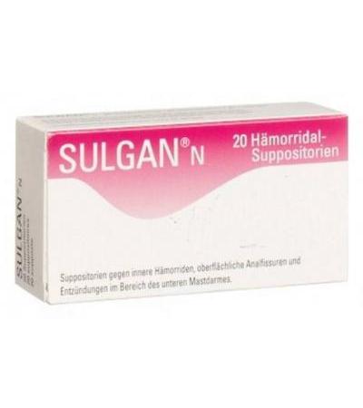 SULGAN N 20 HÄMORRIDAL-SUPPOSITORIEN