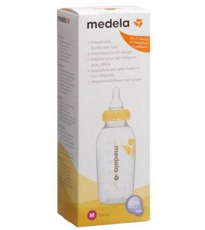 MEDELA MILCHFLASCHE 250ML MIT SAUGER M (4-6 MONATE)