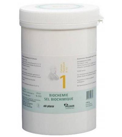 PFLÜGER SCHÜSSLER NR1 CALCIUM FLUORATUM TABL D 12 1000 G