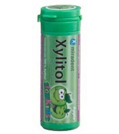 MIRADENT XYLITOL KAUGUMMI FOR KIDS APFEL 30 STK