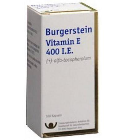 BURGERSTEIN VITAMIN E 400 I.E. 100 KAPSELN