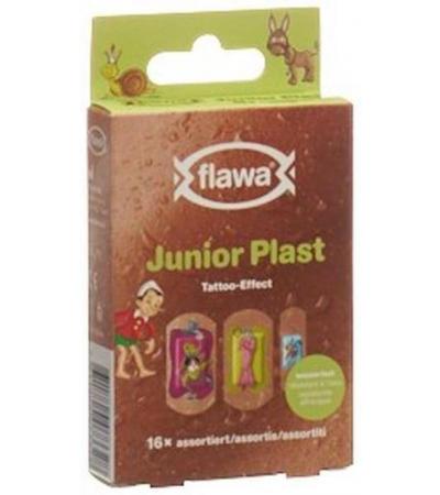 FLAWA JUNIOR PLAST STRIPS PINOCCHIO ASSORTIERT 16 STÜCK