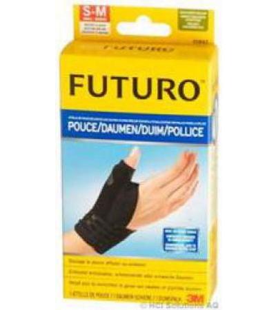 3M FUTURO DELUXE DAUMEN-SCHIENE S/M LINKS/RECHTS SCHWARZ
