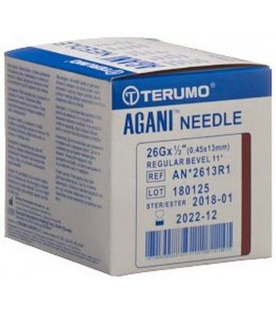 TERUMO AGANI EINMALKANÜLE 26G 0.45X13MM BRAUN 100 STK
